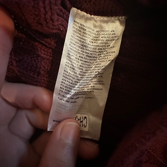 Free People Milk It Women's Burgundy Trousers - Picture 7 of 9